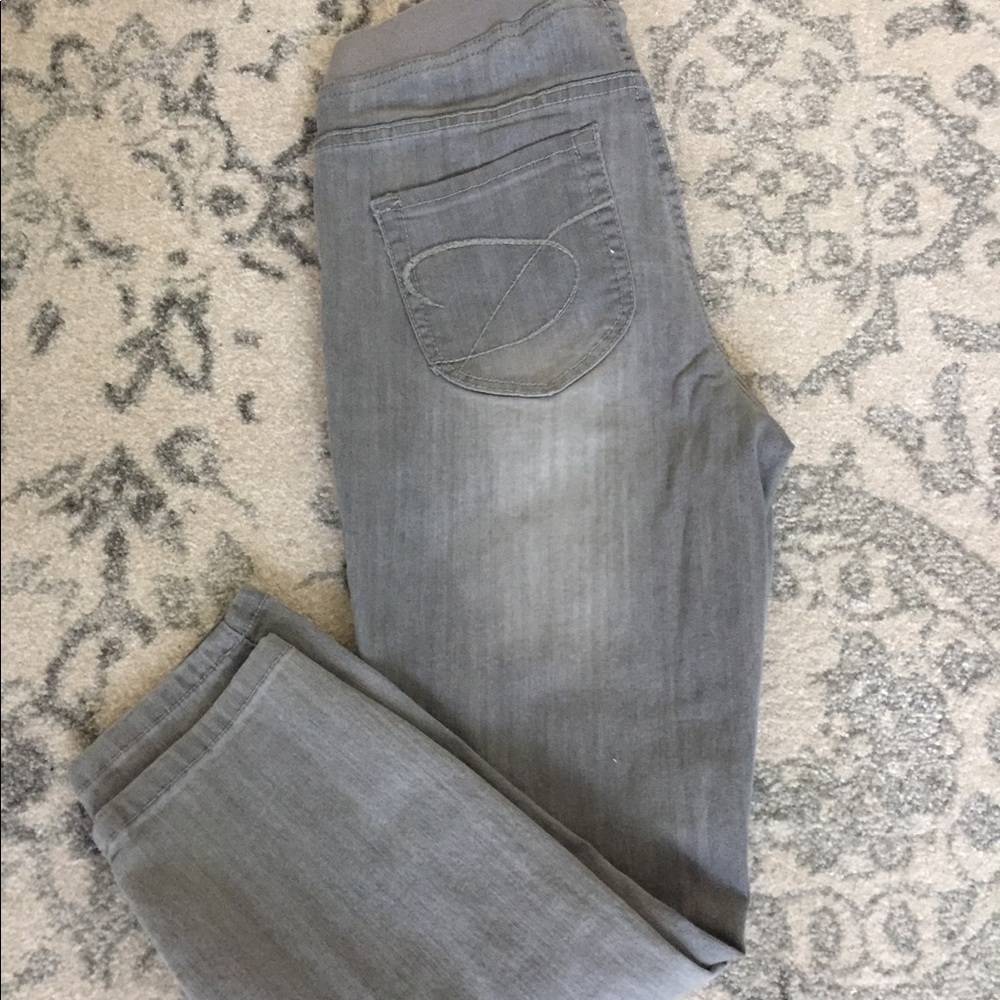 Chico’s Platinum Denim Jeggins